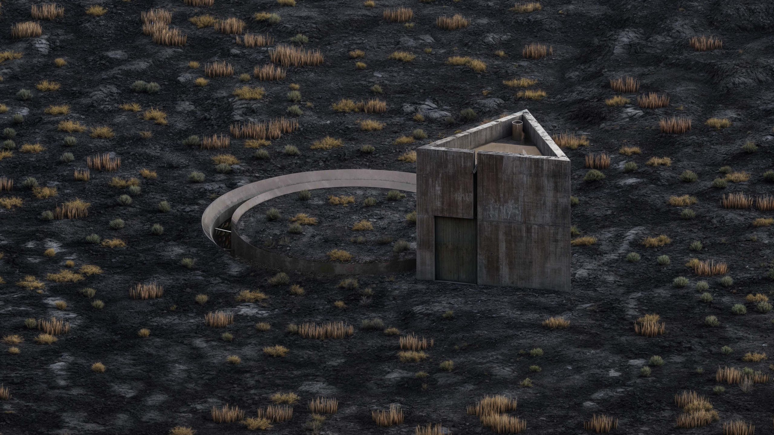 Aerial Perspective — Land Art Intervention